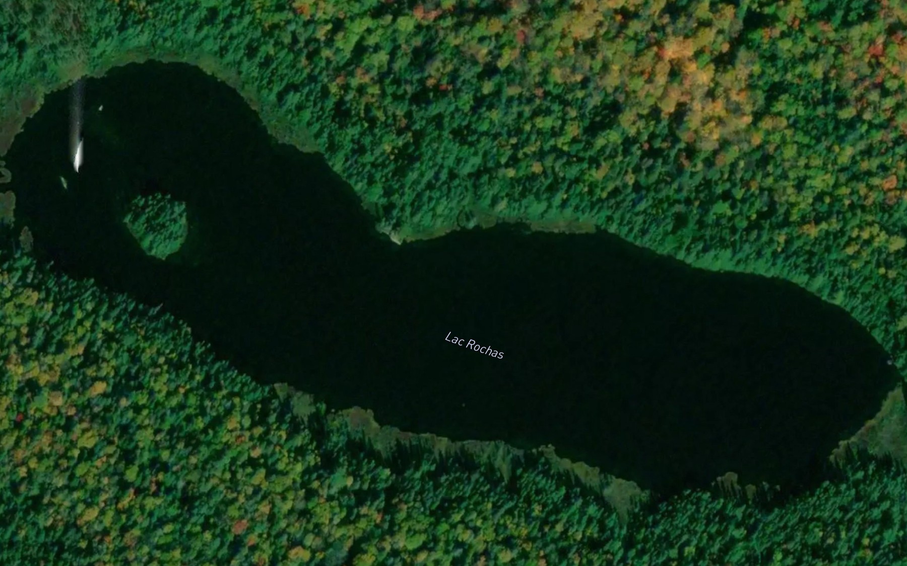Satellite map of the Lac Rochas