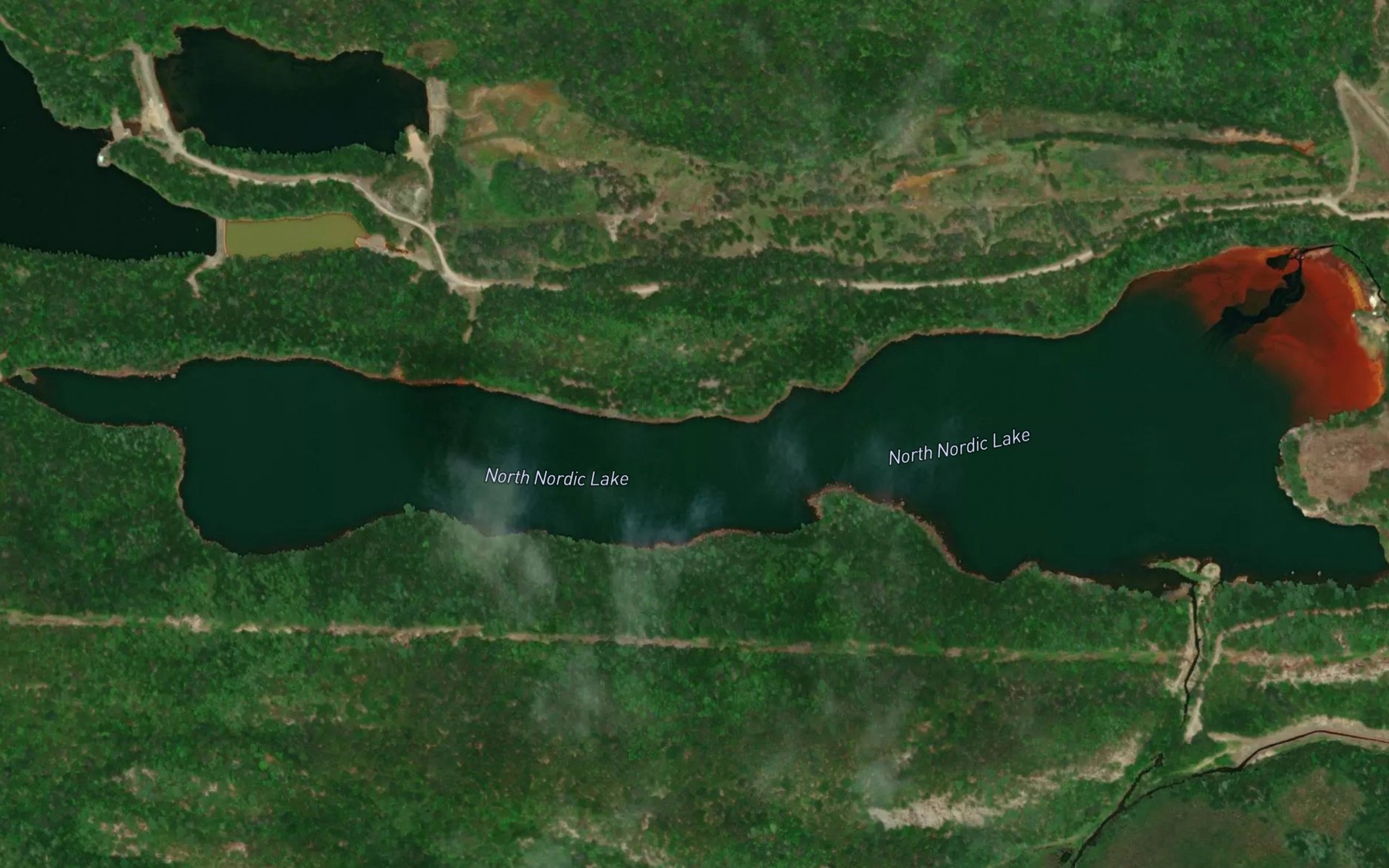 Satellite map of the North Nordic Lake