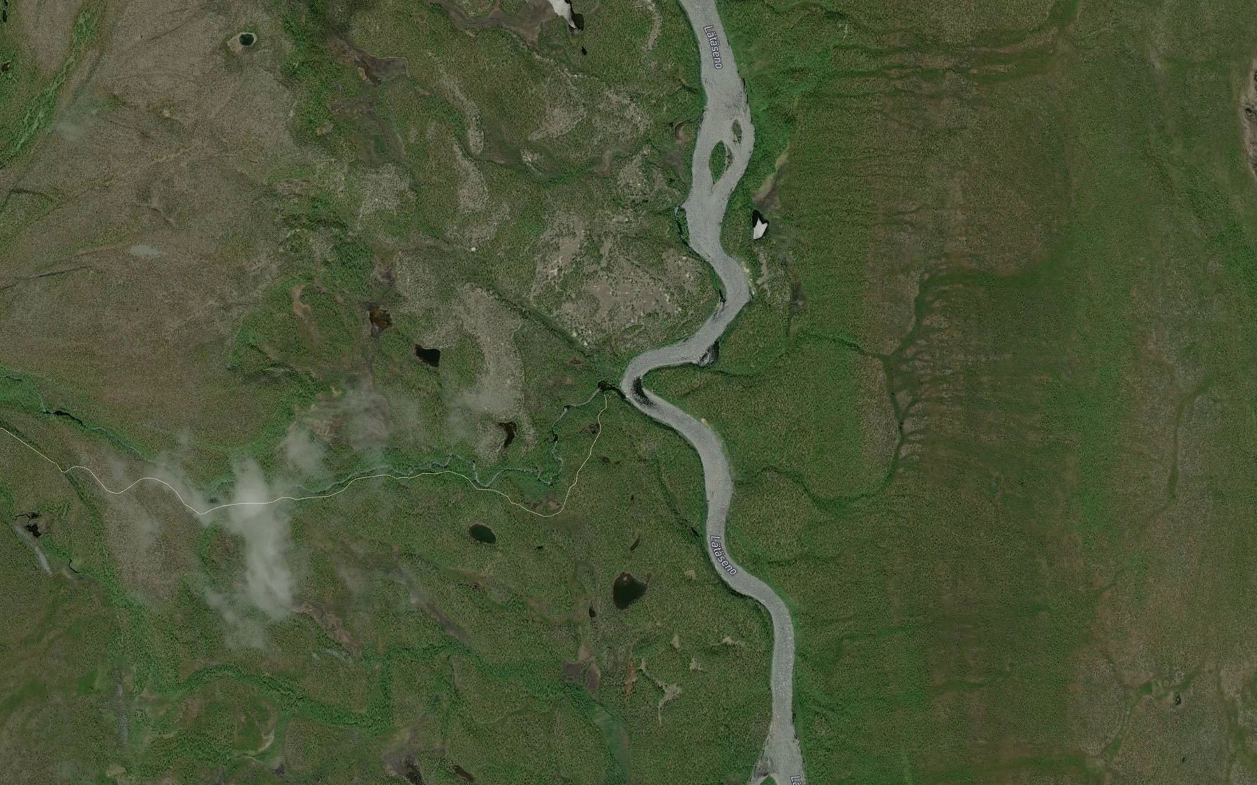 Satellite map of the Saitsijoki