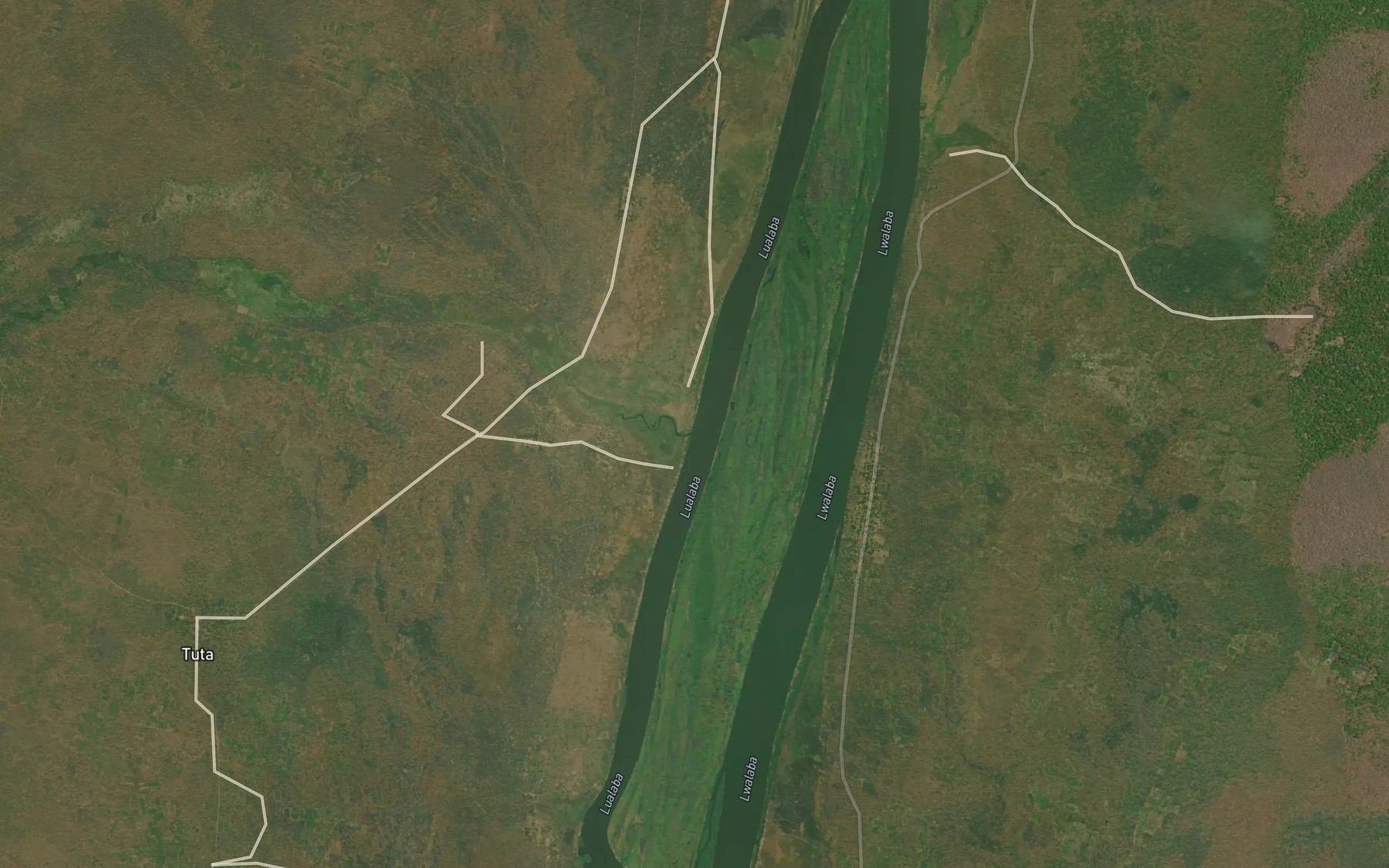 Satellite map of the Kahako