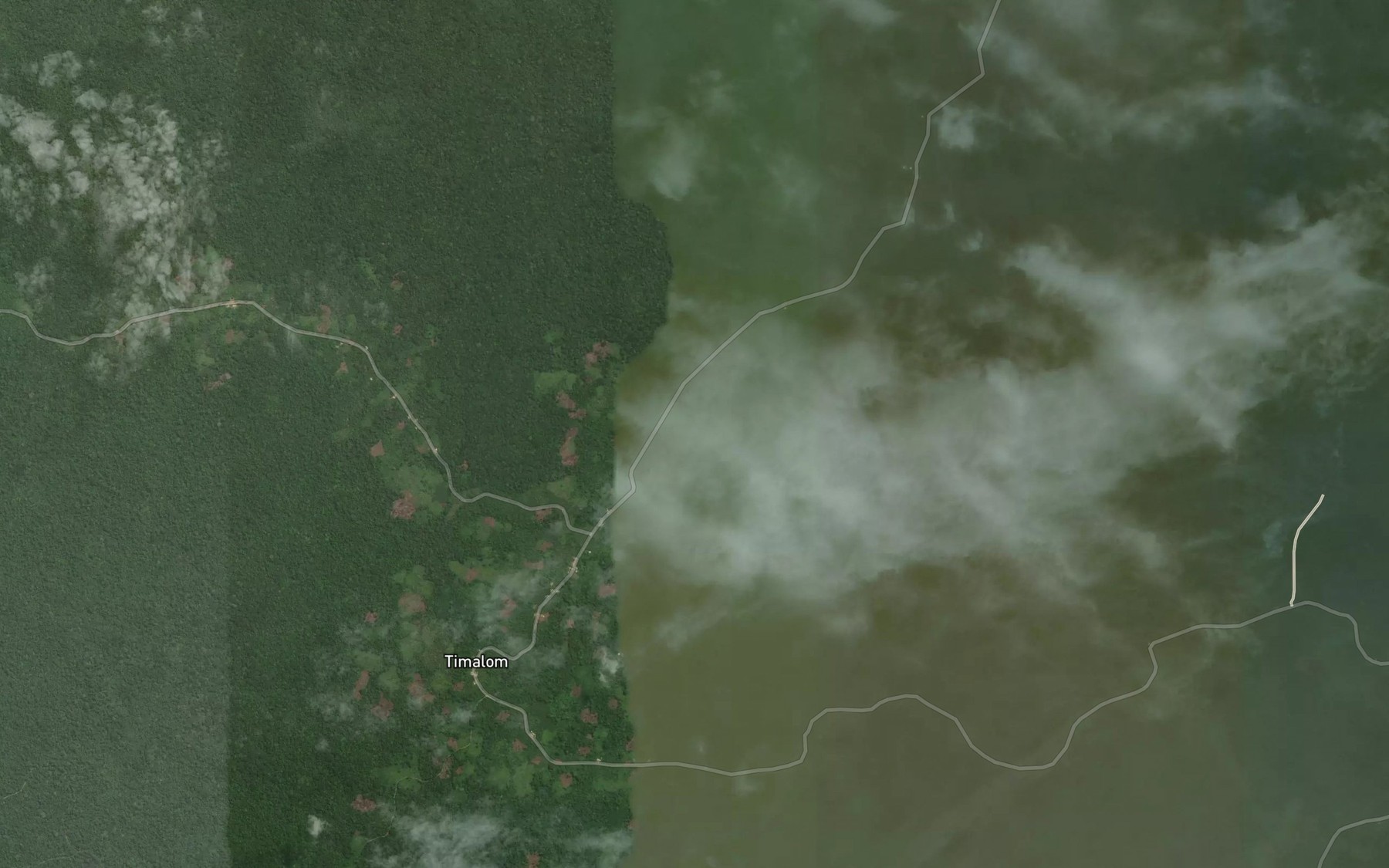 Satellite map of the Mbanda