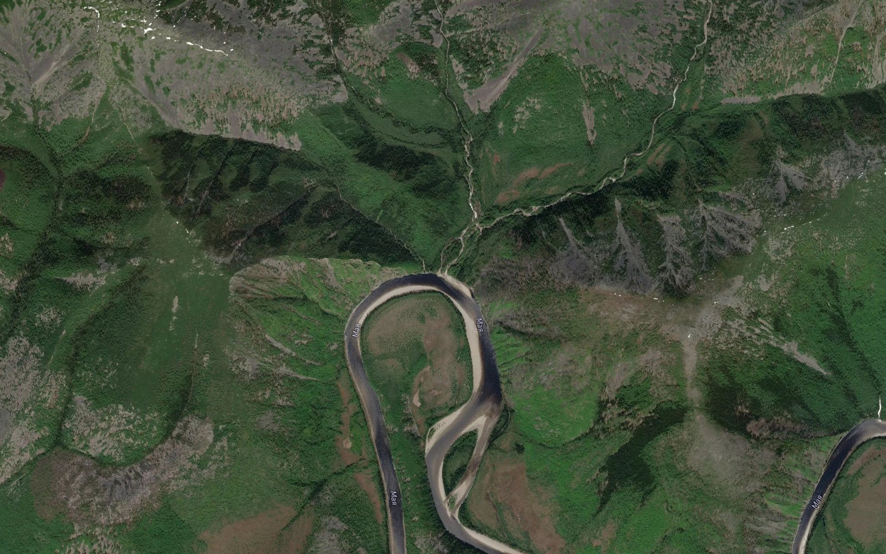 Satellite map of the Vanga