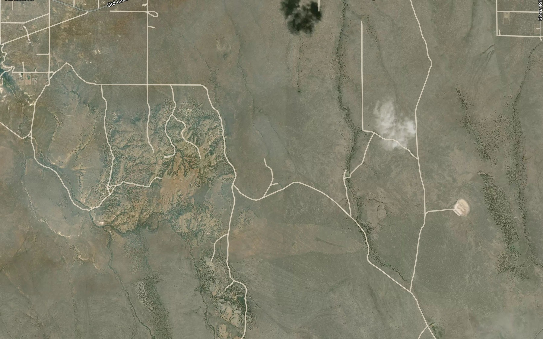 Satellite map of the Withers Reservoir