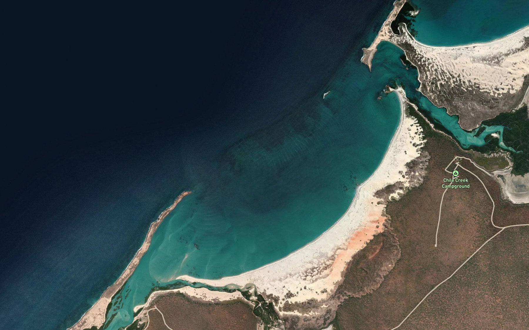 Satellite map of the Lombardina Gulf