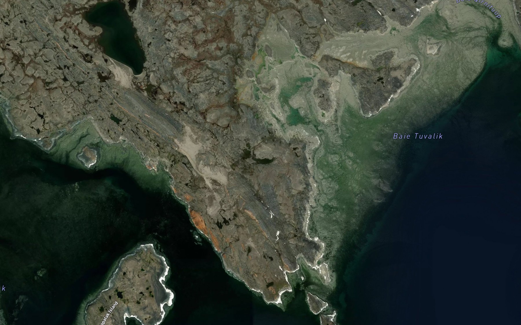 Satellite map of the Lac Puijjurarvik