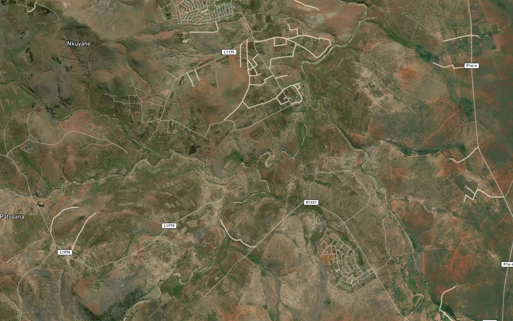 Satellite map of the Sibiyela