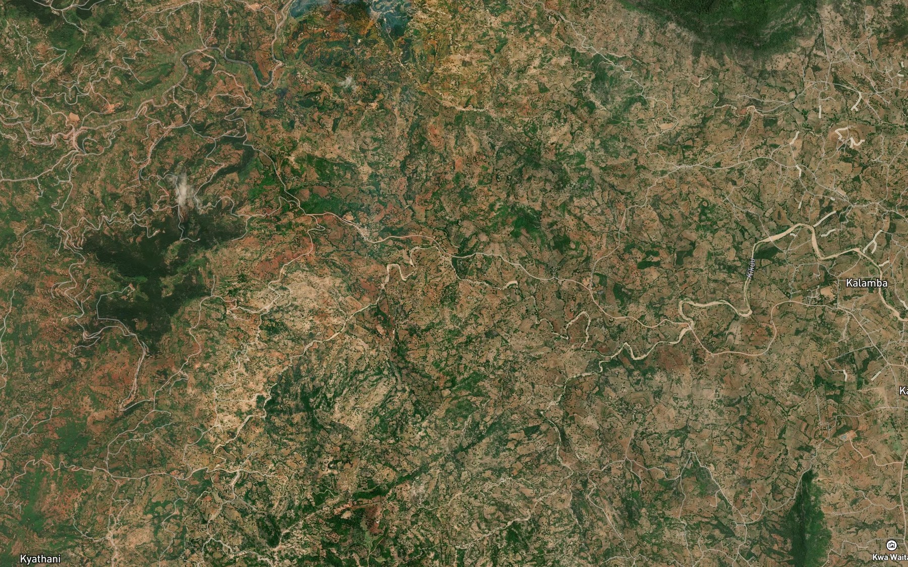 Satellite map of the Ndolo