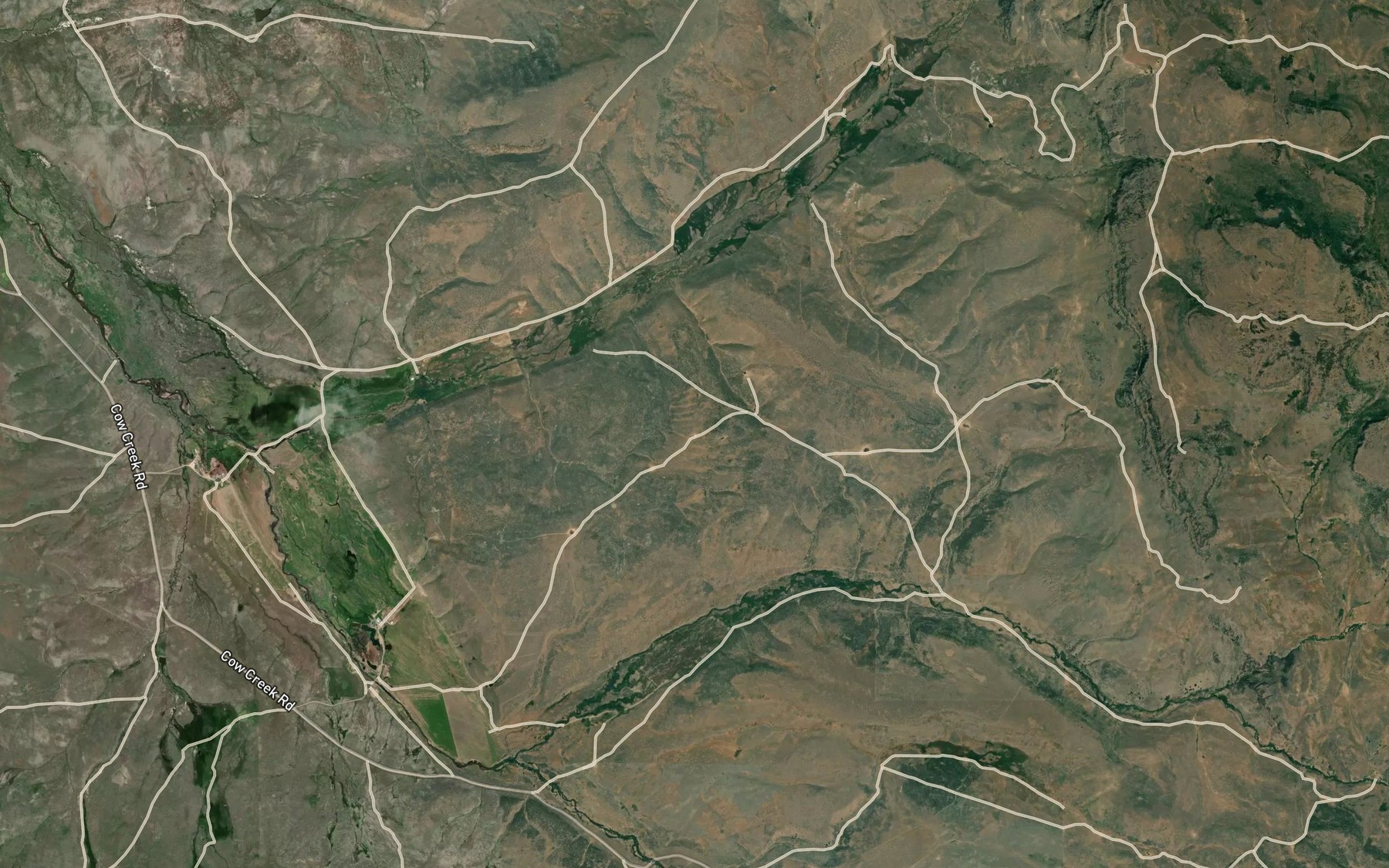 Satellite map of the Stanford Spring