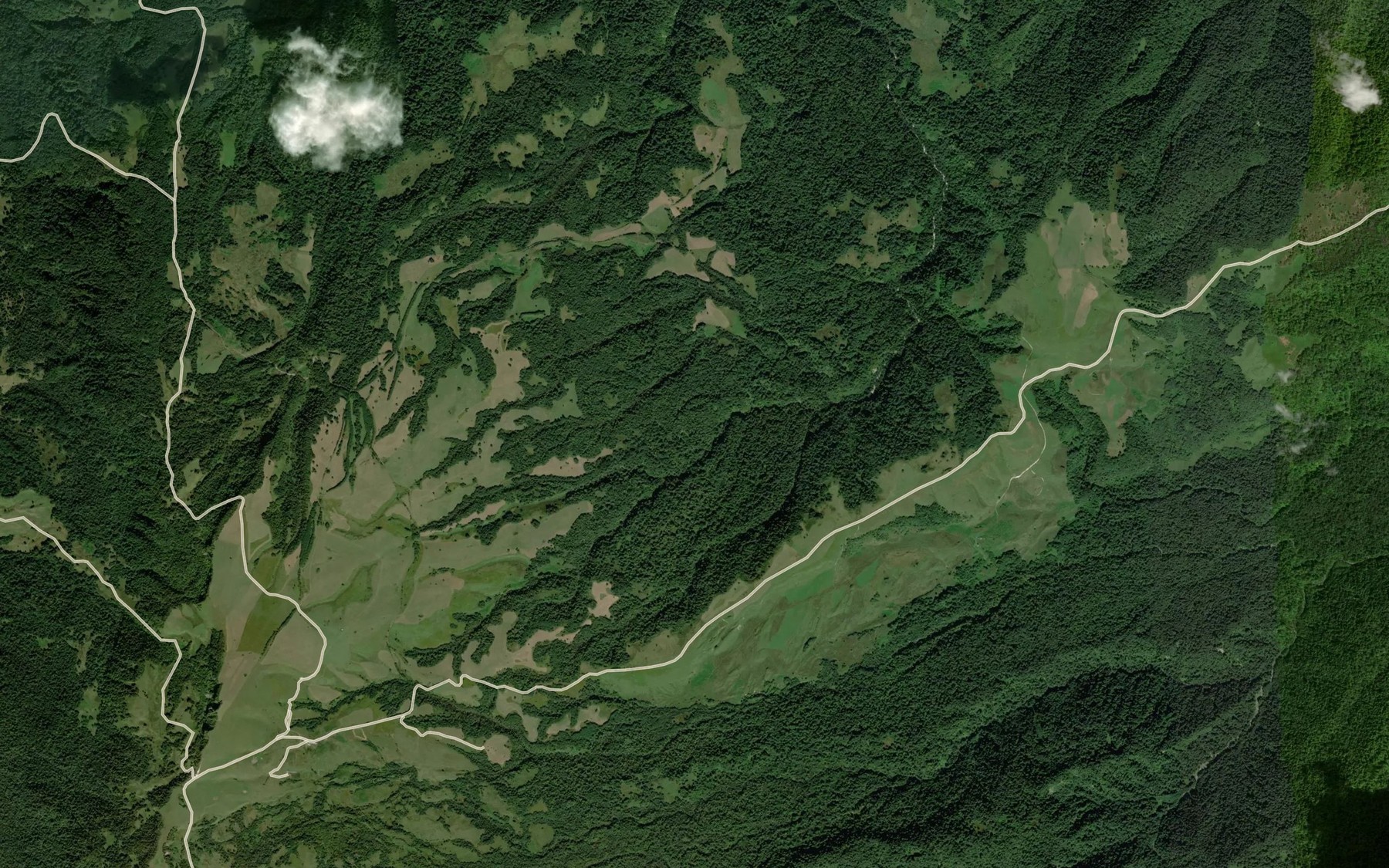Satellite map of the Balka Chabakly