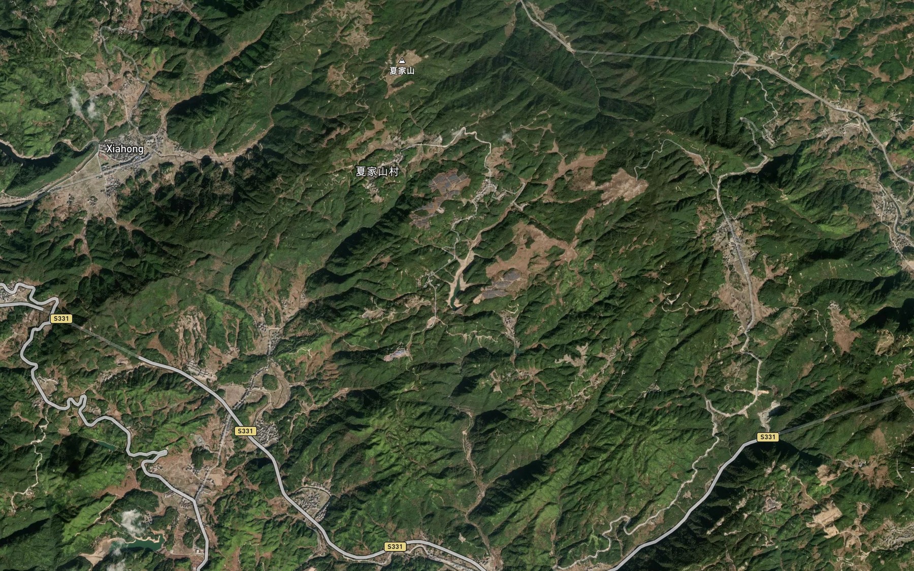 Satellite map of the Jinshi Shuiku