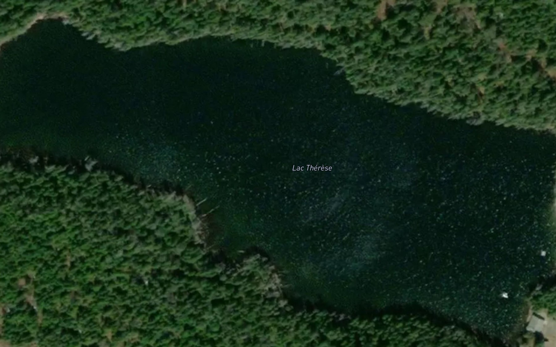 Satellite map of the Lac Therese