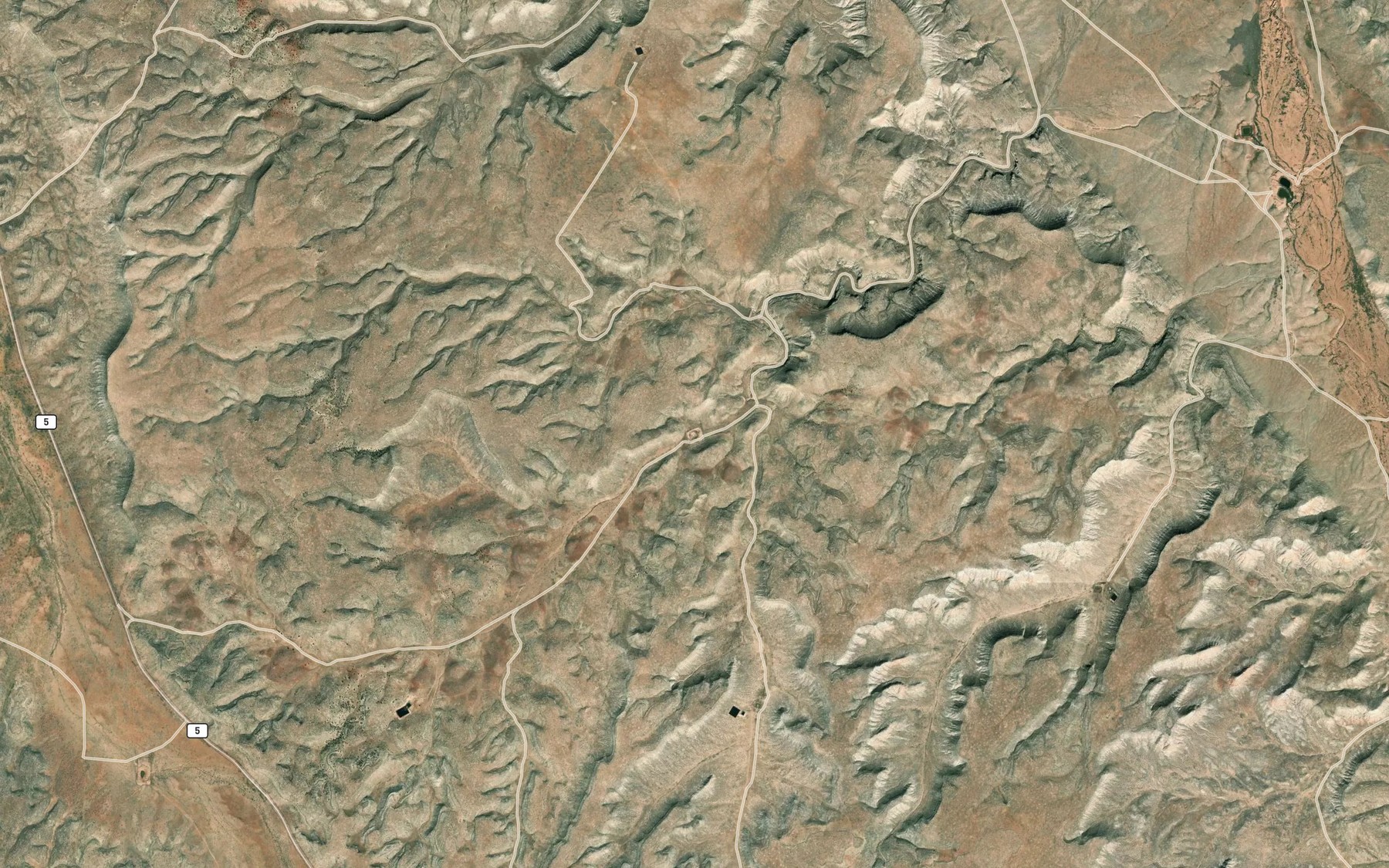 Satellite map of the Salaratus Pond