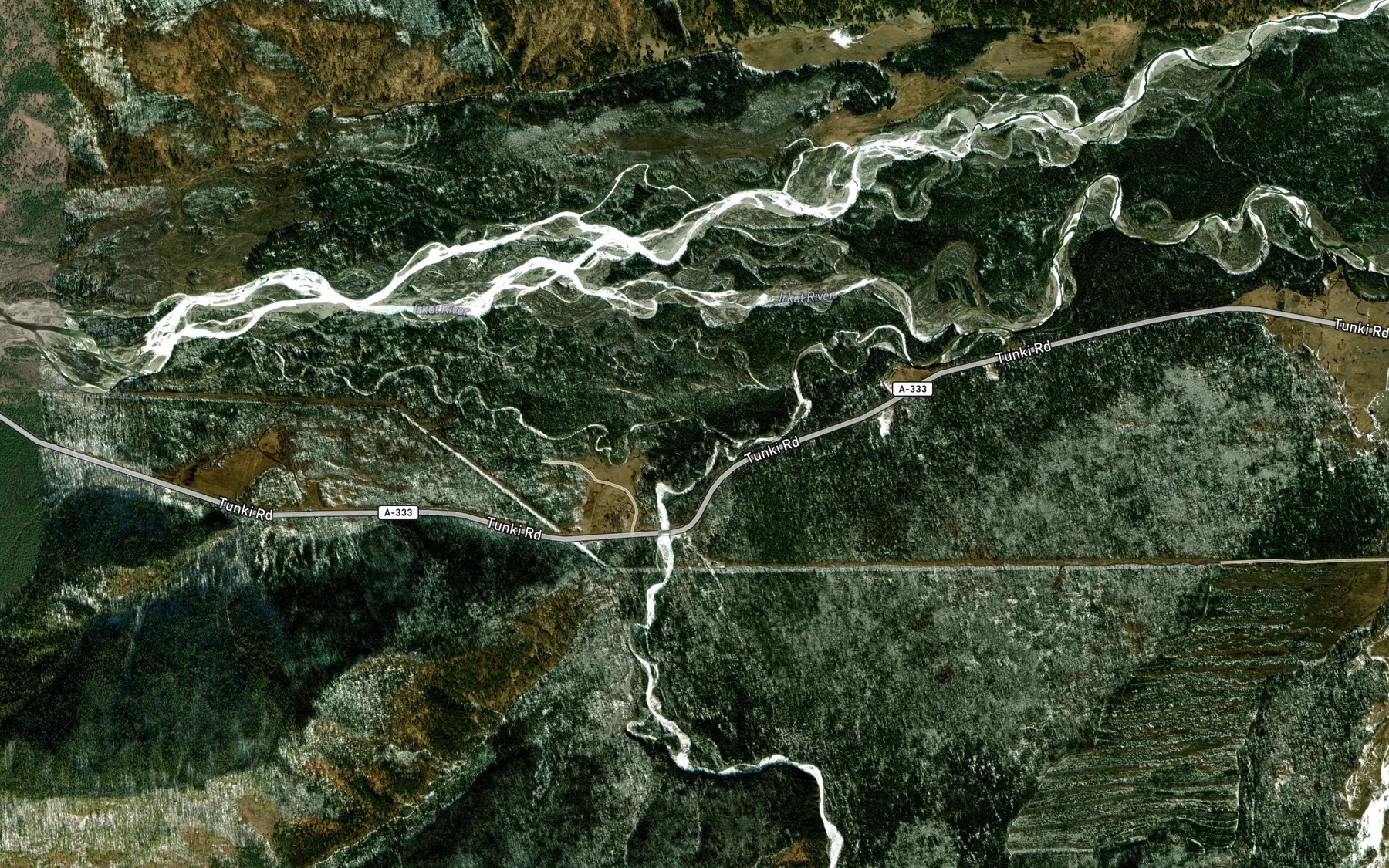 Satellite map of the Khalagun