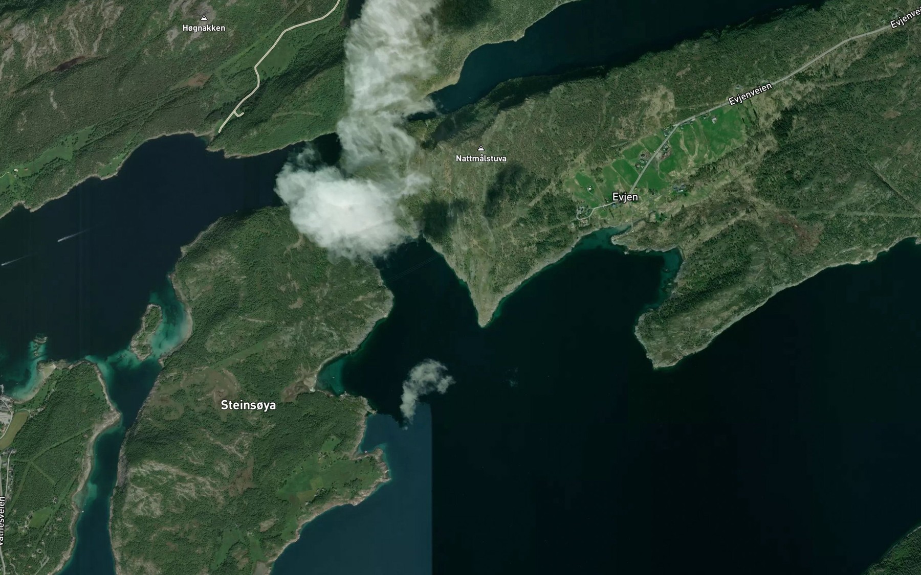 Satellite map of the Lille Gyltvik
