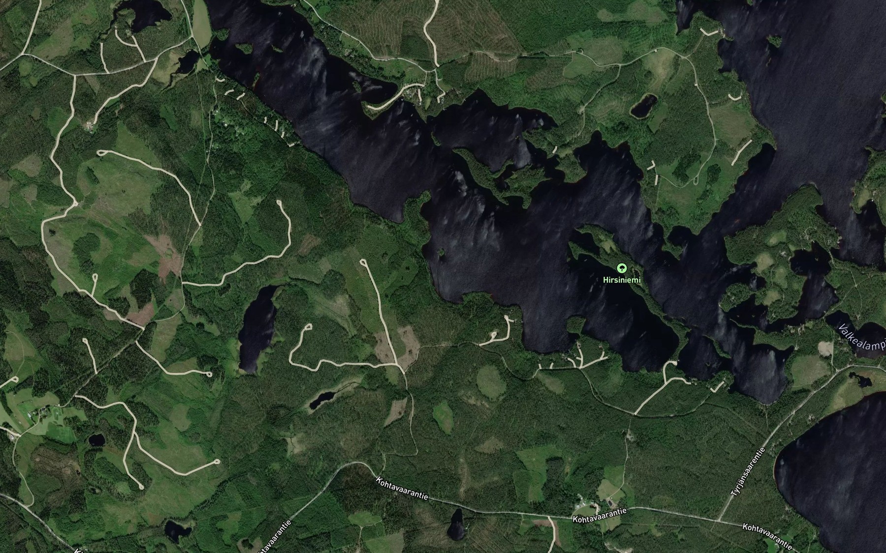 Satellite map of the Morkolahti