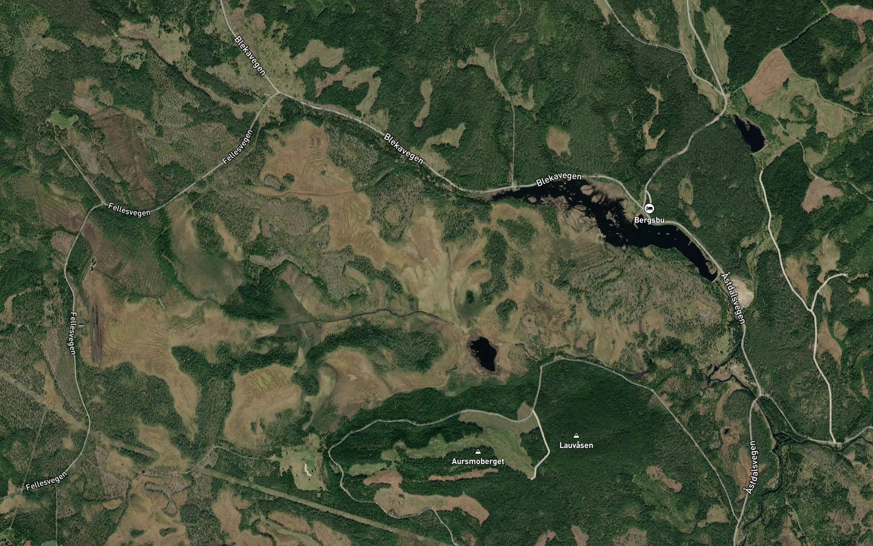 Satellite map of the Bergsbutjernsmyra