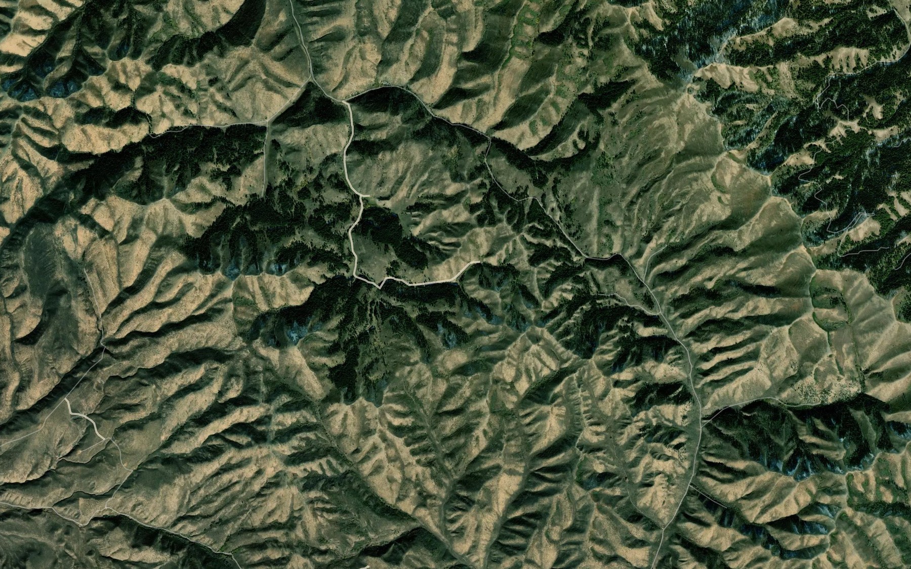 Satellite map of the South Heglar Spring
