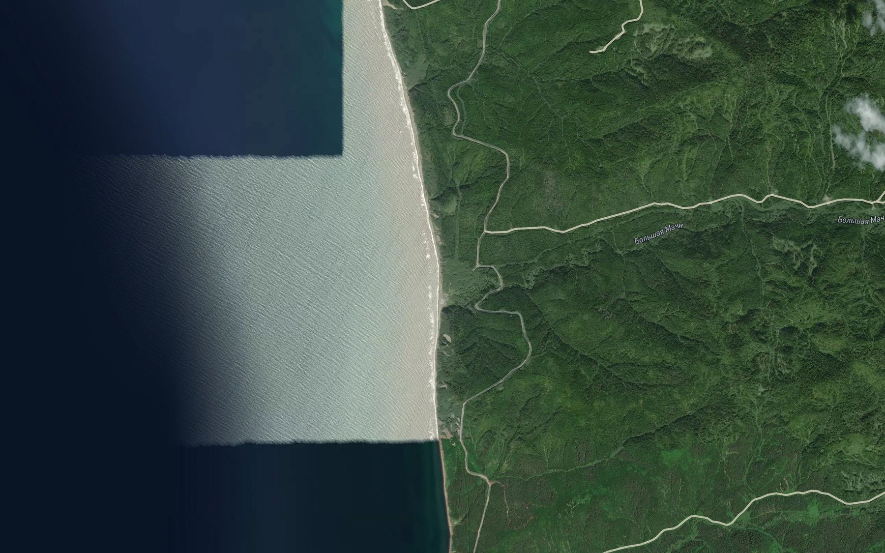 Satellite map of the Bol'shaya Mach