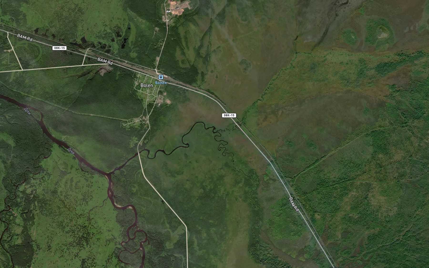 Satellite map of the El'gaya