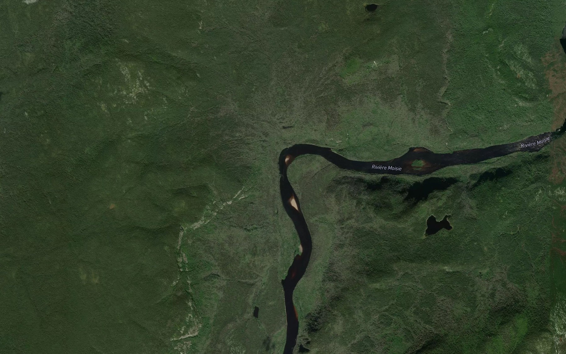 Satellite map of the Fosse de la Grande Viree