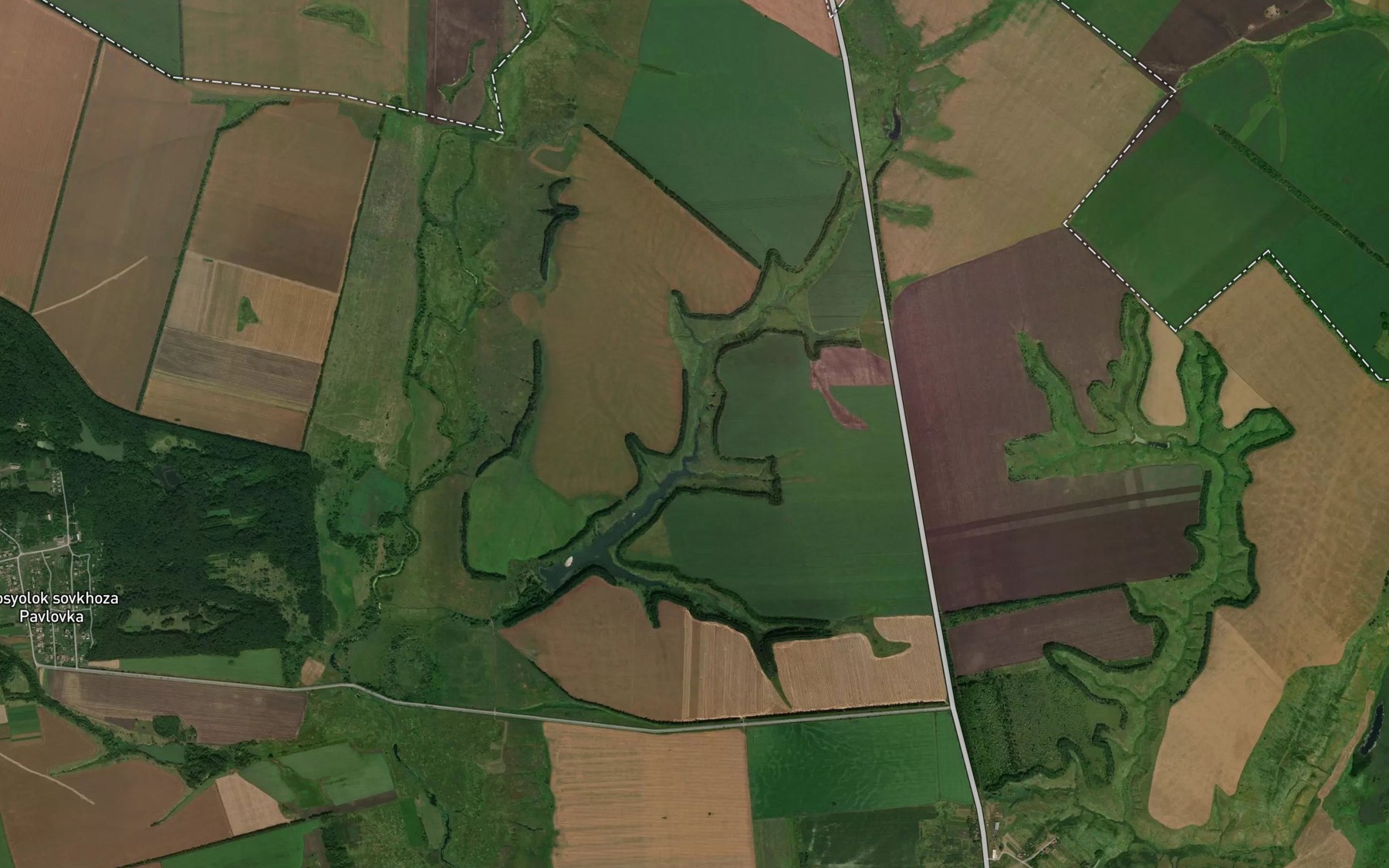 Satellite map of the Ovrag Krutoy
