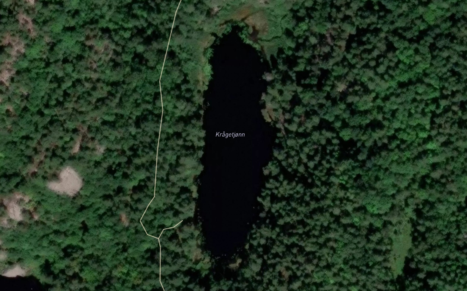 Satellite map of the Kroktjonna