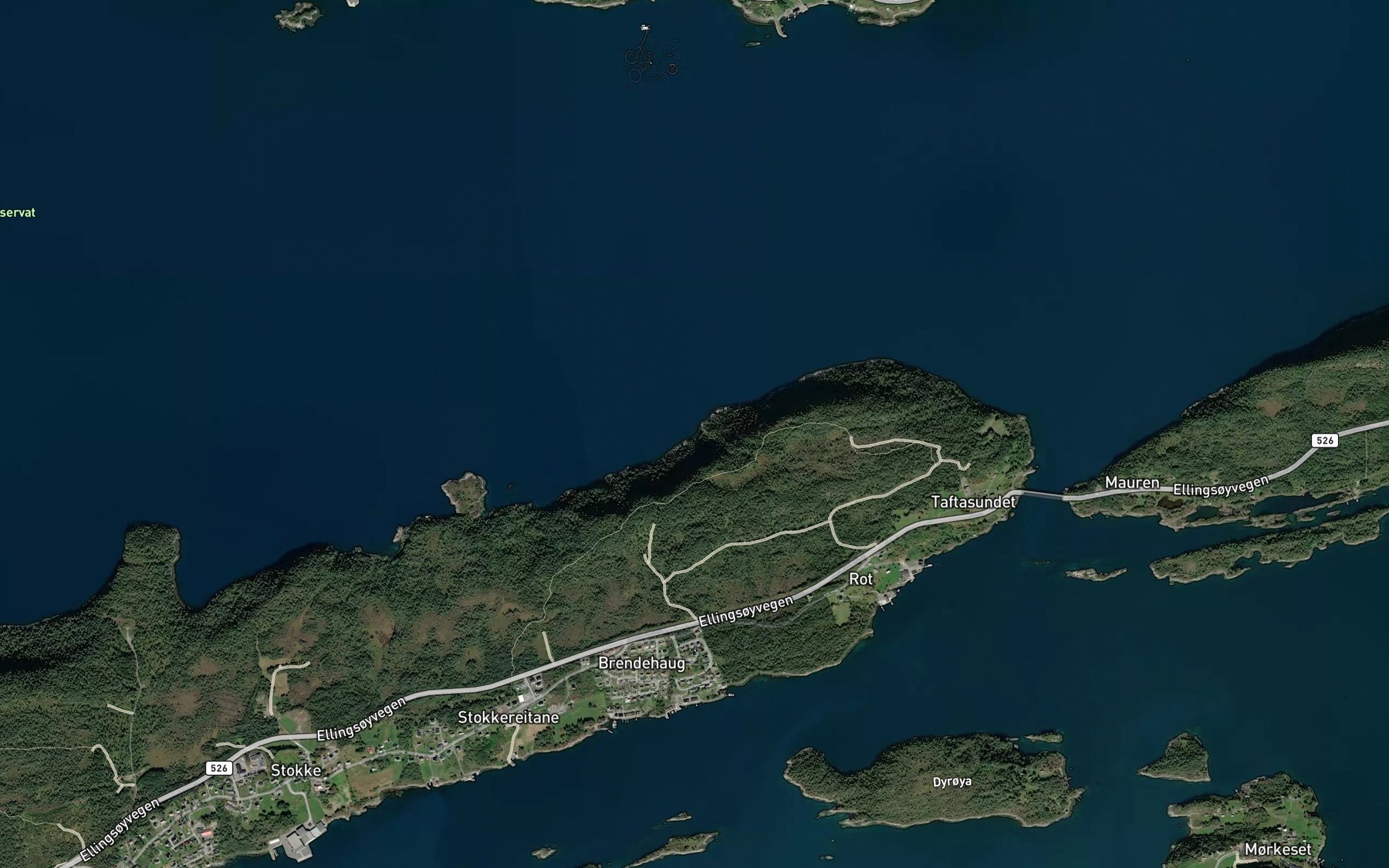 Satellite map of the Sandvikskarvika