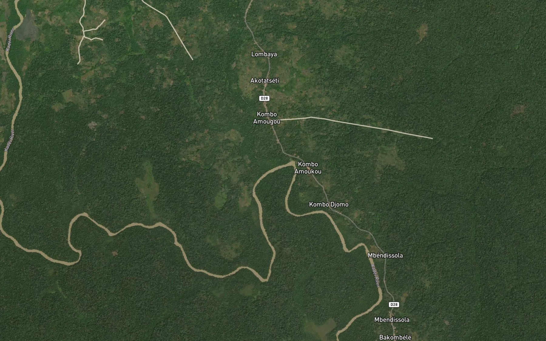 Satellite map of the Modjano