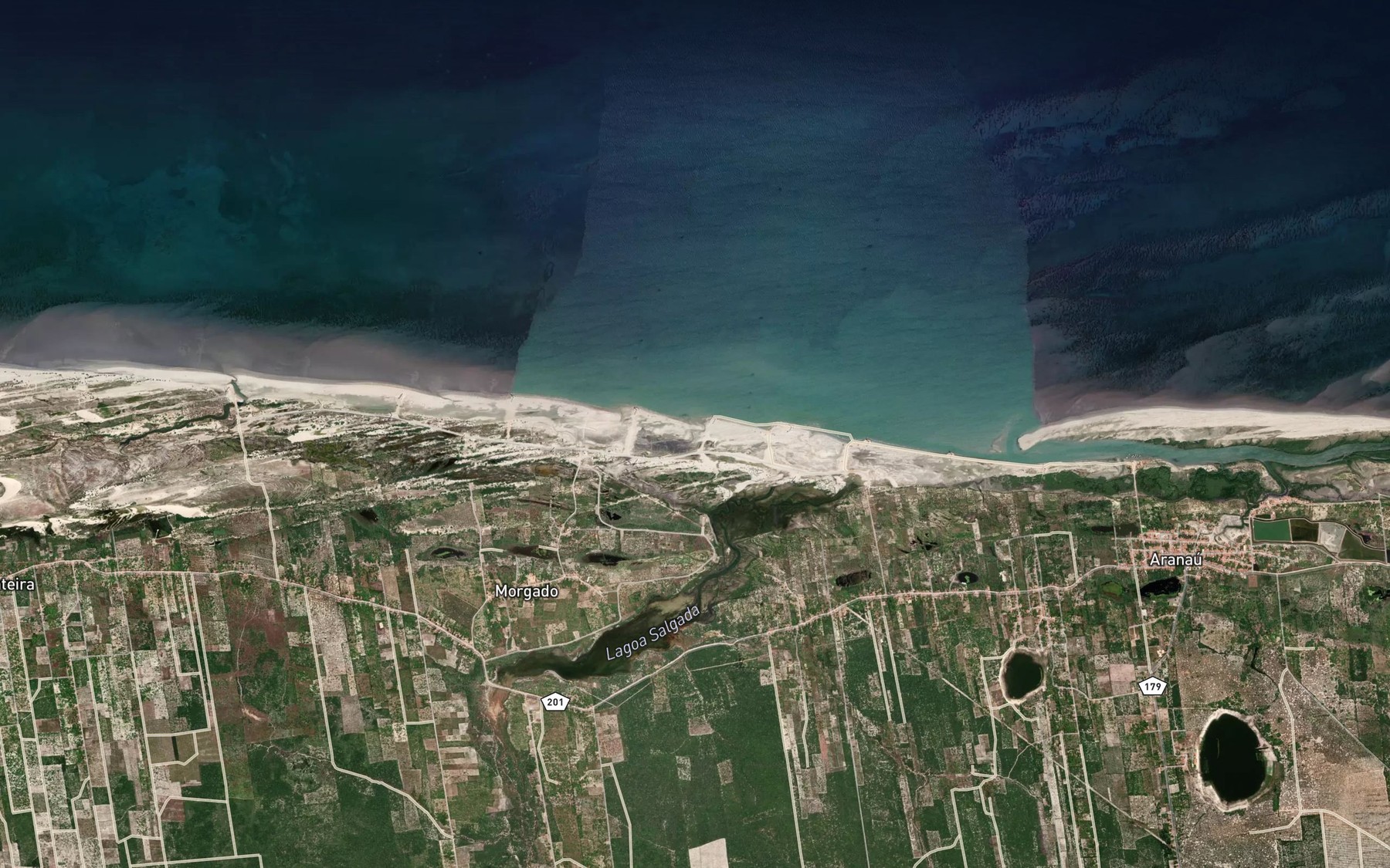 Satellite map of the Corrego da Poeira