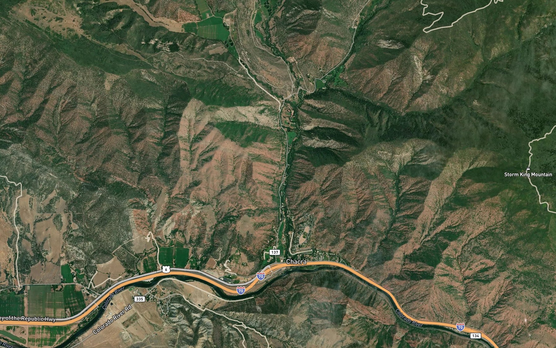 Satellite map of the Spion Kapp Ditch