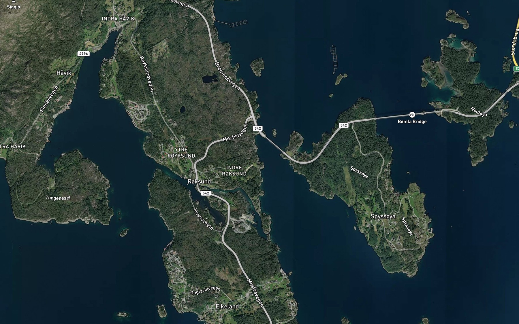 Satellite map of the Sundavika