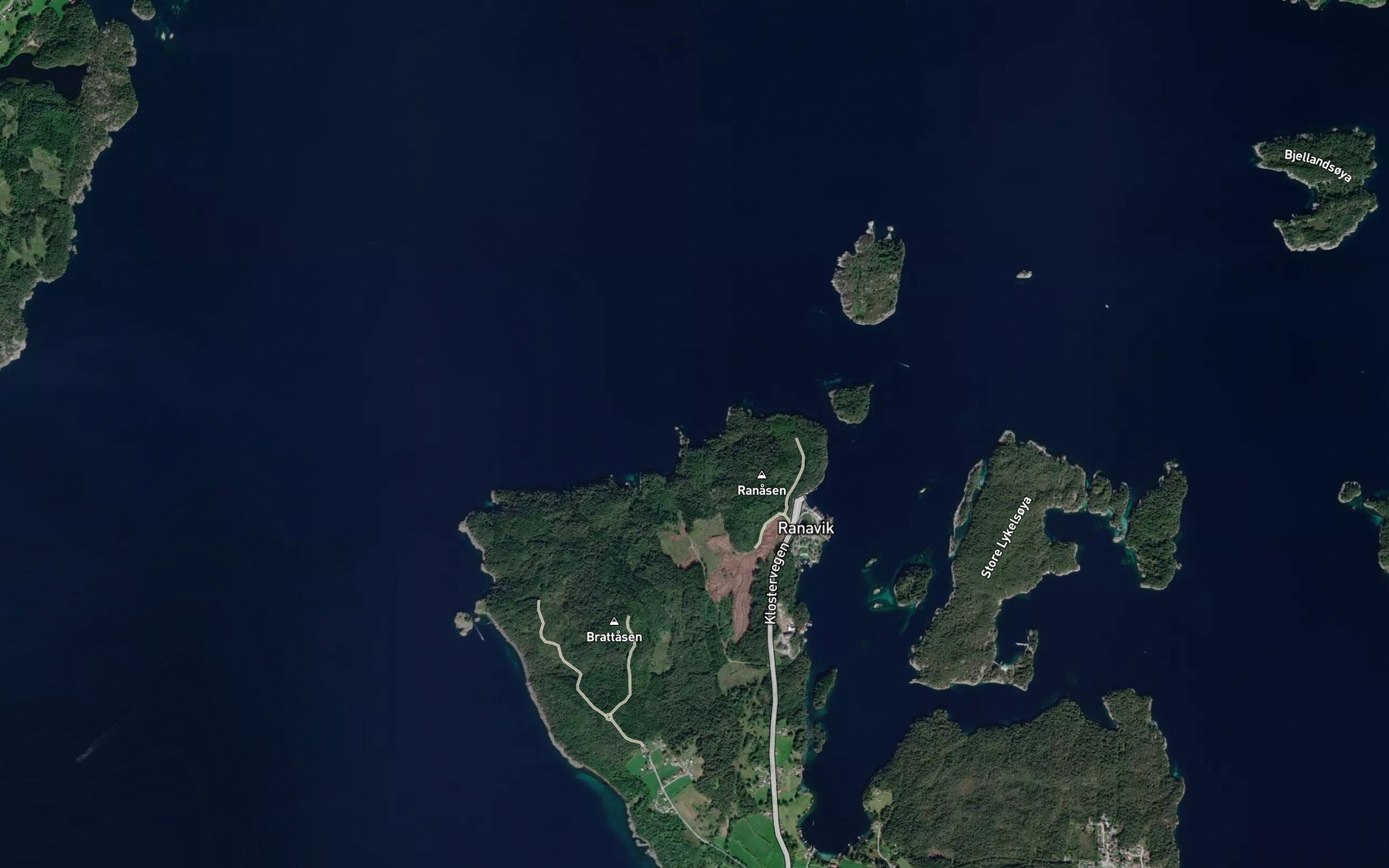 Satellite map of the Vetla Kongsvika