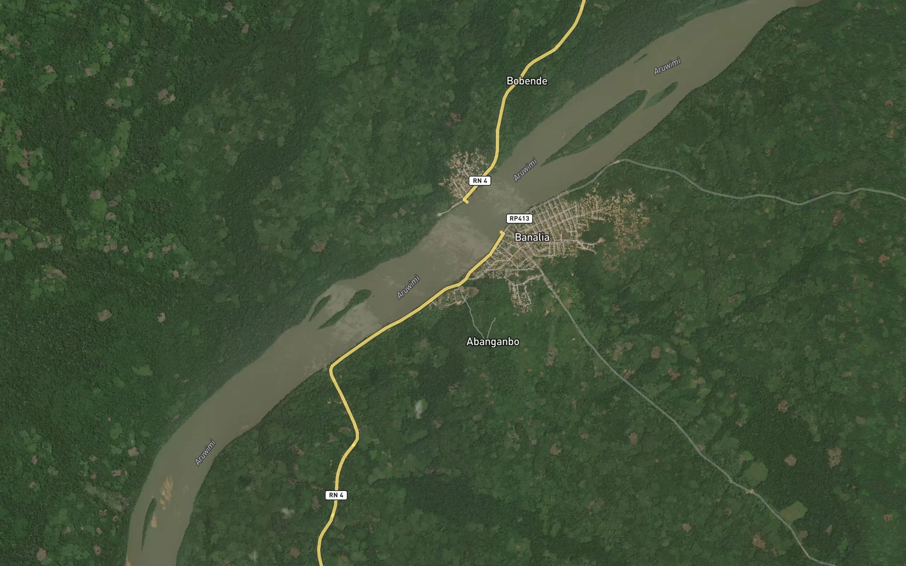 Satellite map of the Bolokwa