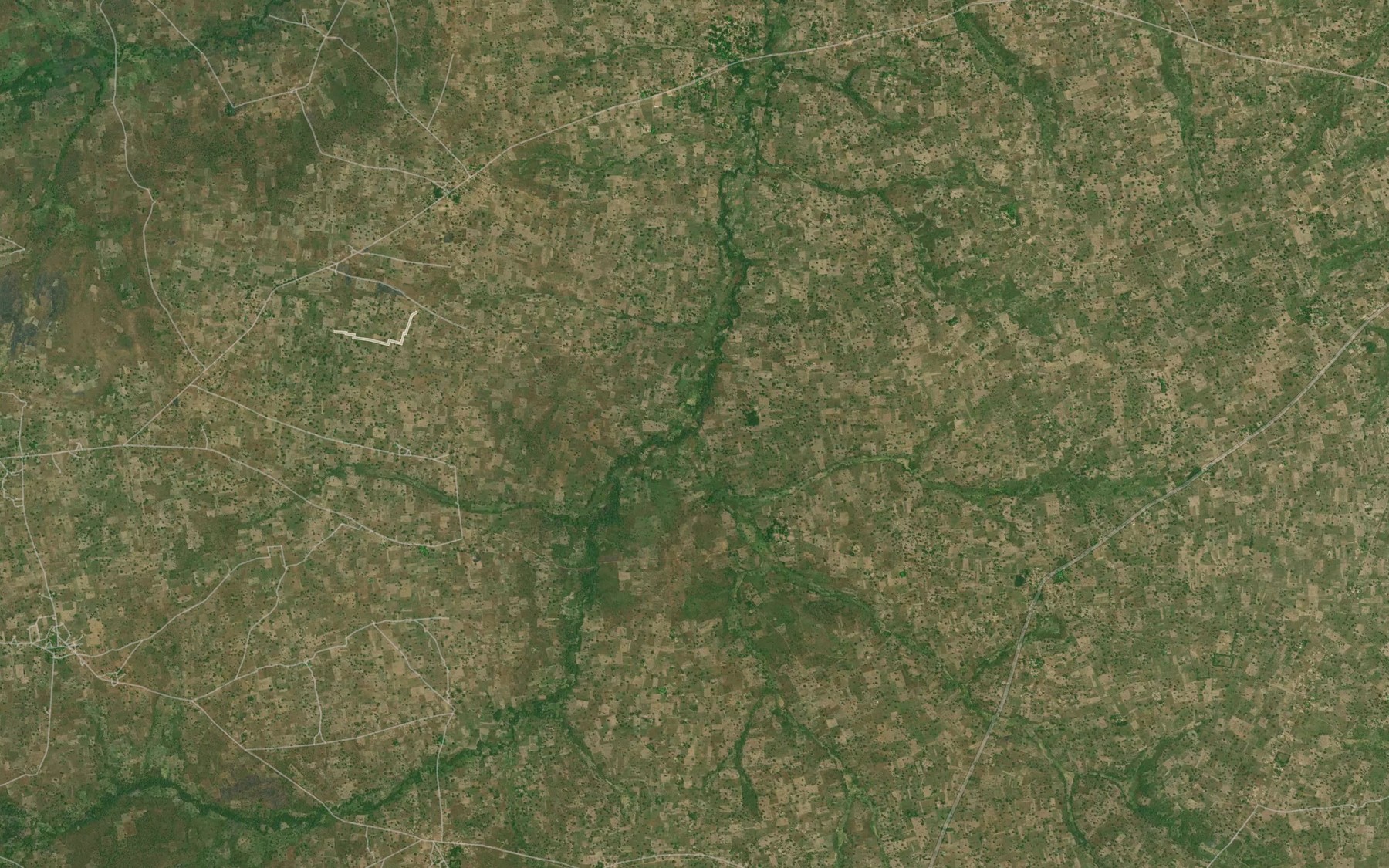 Satellite map of the River Uwebaga