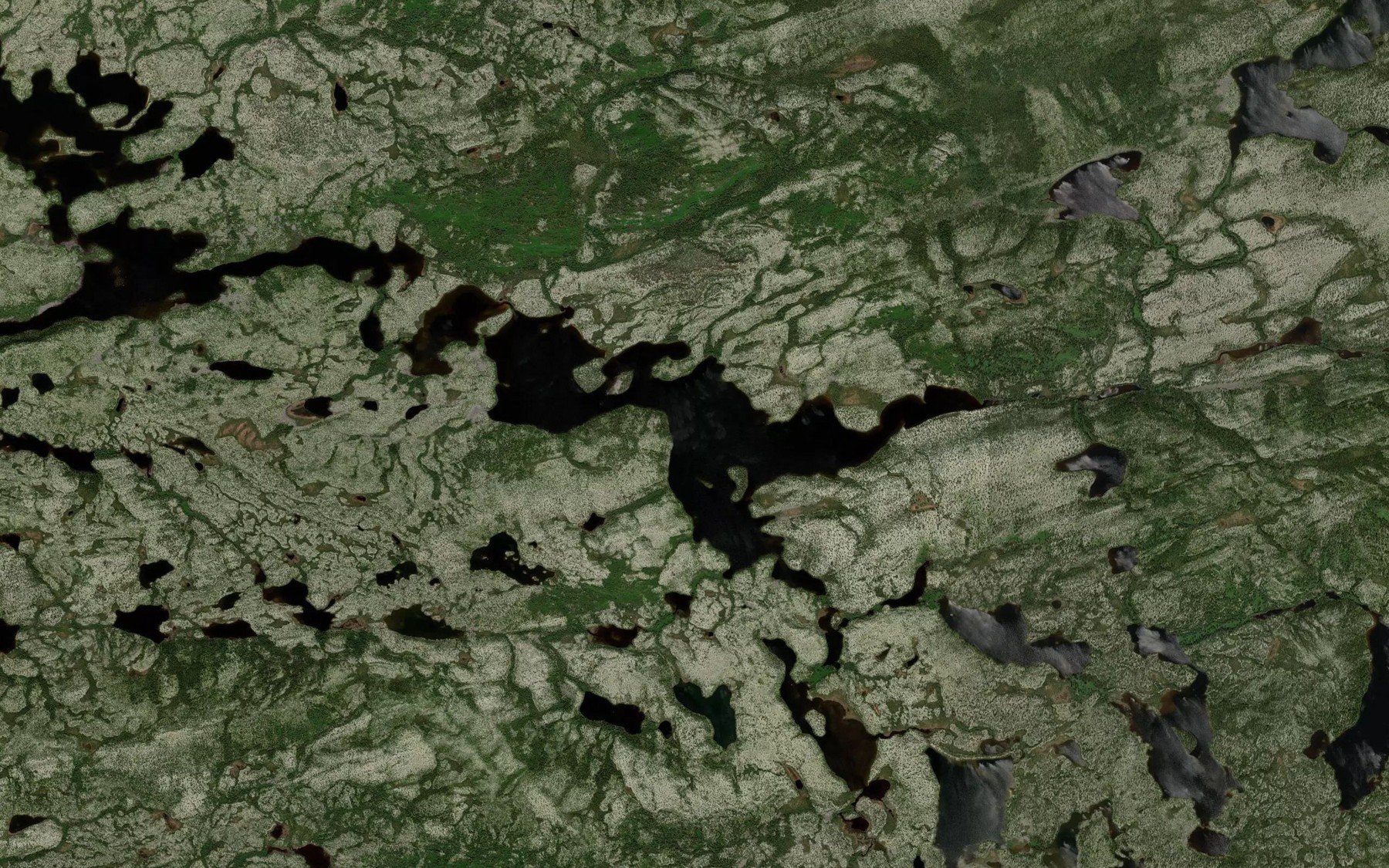 Satellite map of the Lac Ukau Amikap