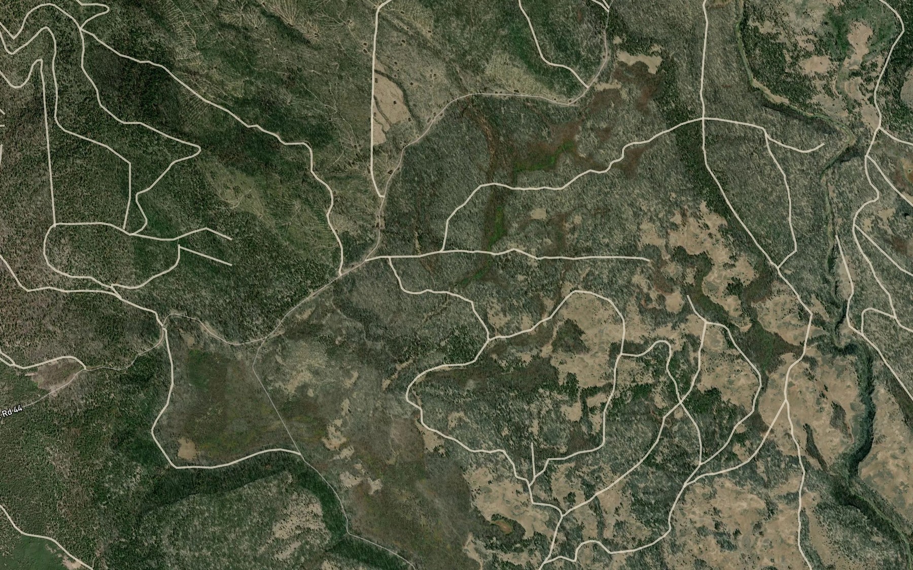 Satellite map of the Tree House Pond