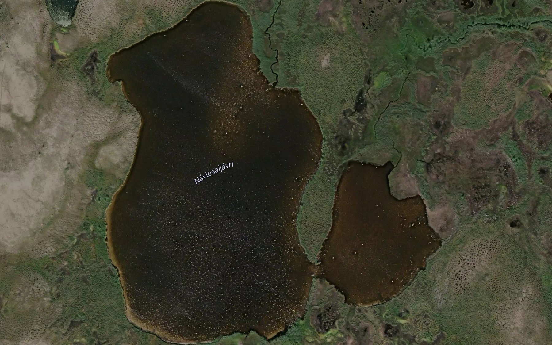 Satellite map of the Navlesaijavri