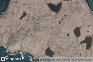 Satellite map of the West Gland Lake