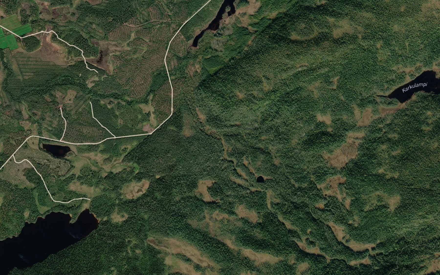 Satellite map of the Konkaanpuro