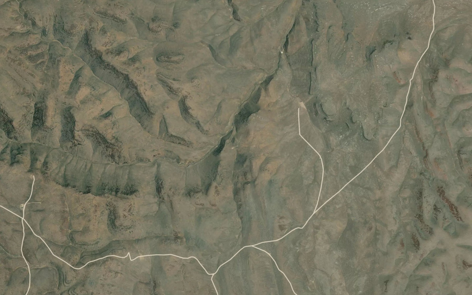 Satellite map of the Corner Reservoir