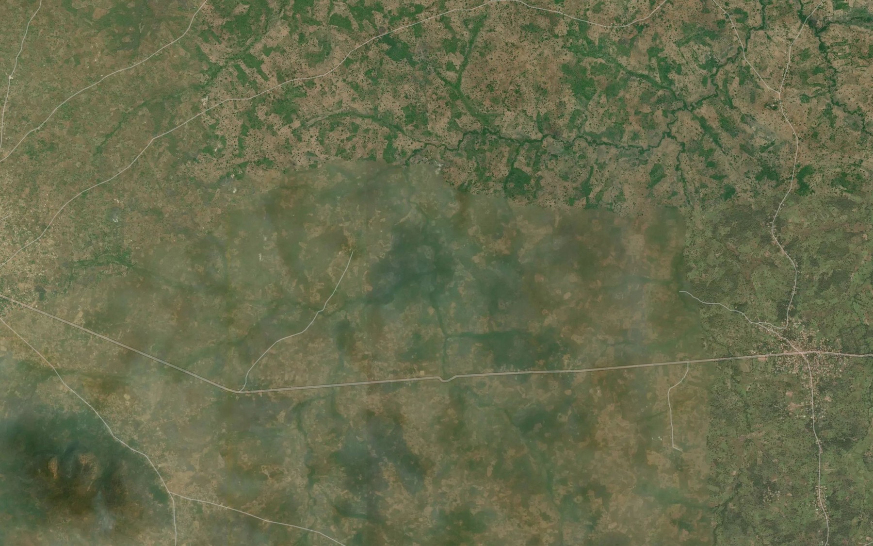 Satellite map of the River Rukud