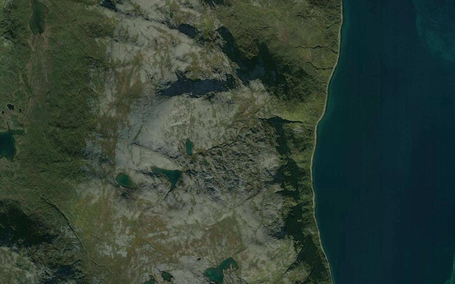 Satellite map of the Finnelva