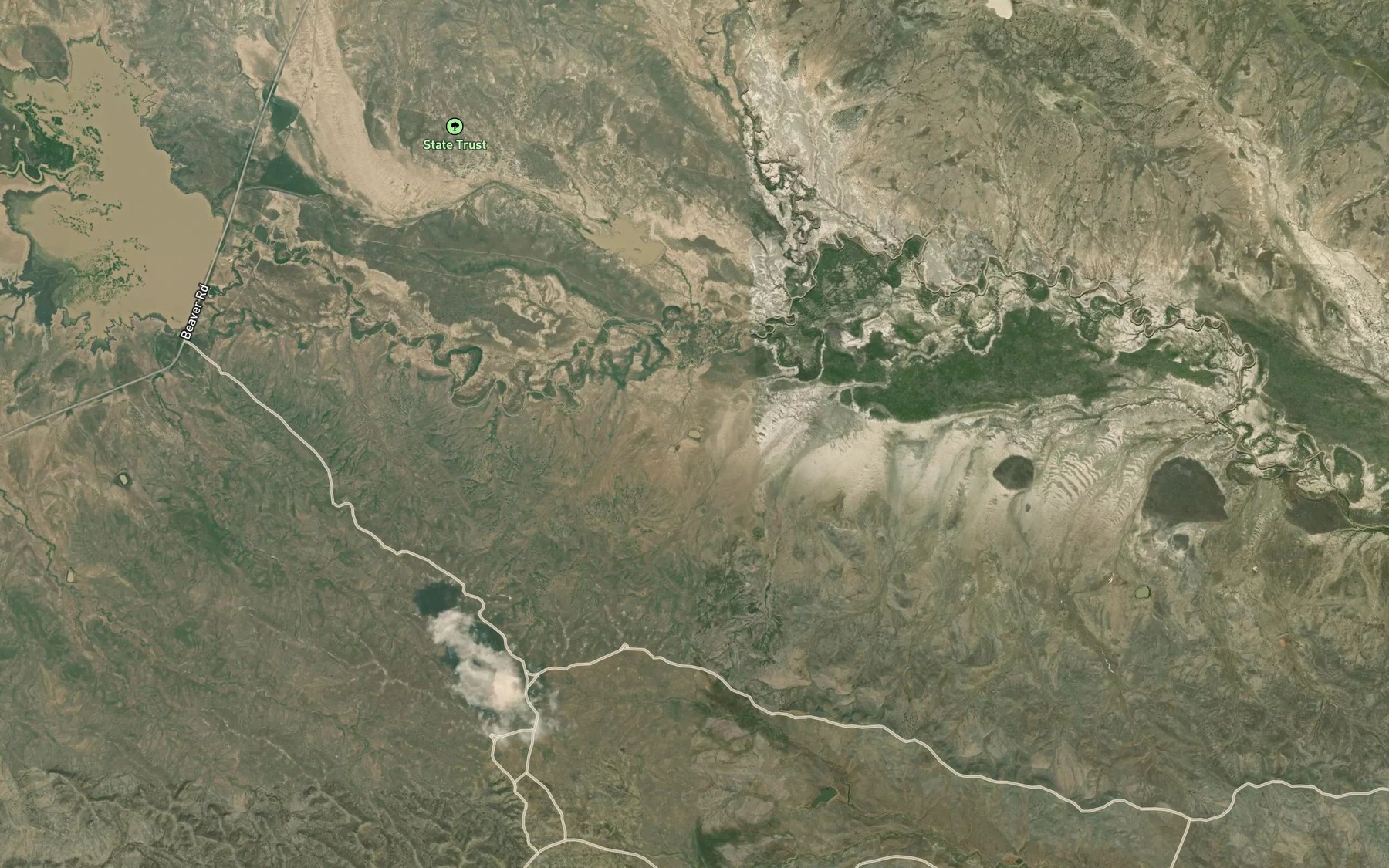 Satellite map of the Tree Reservoir