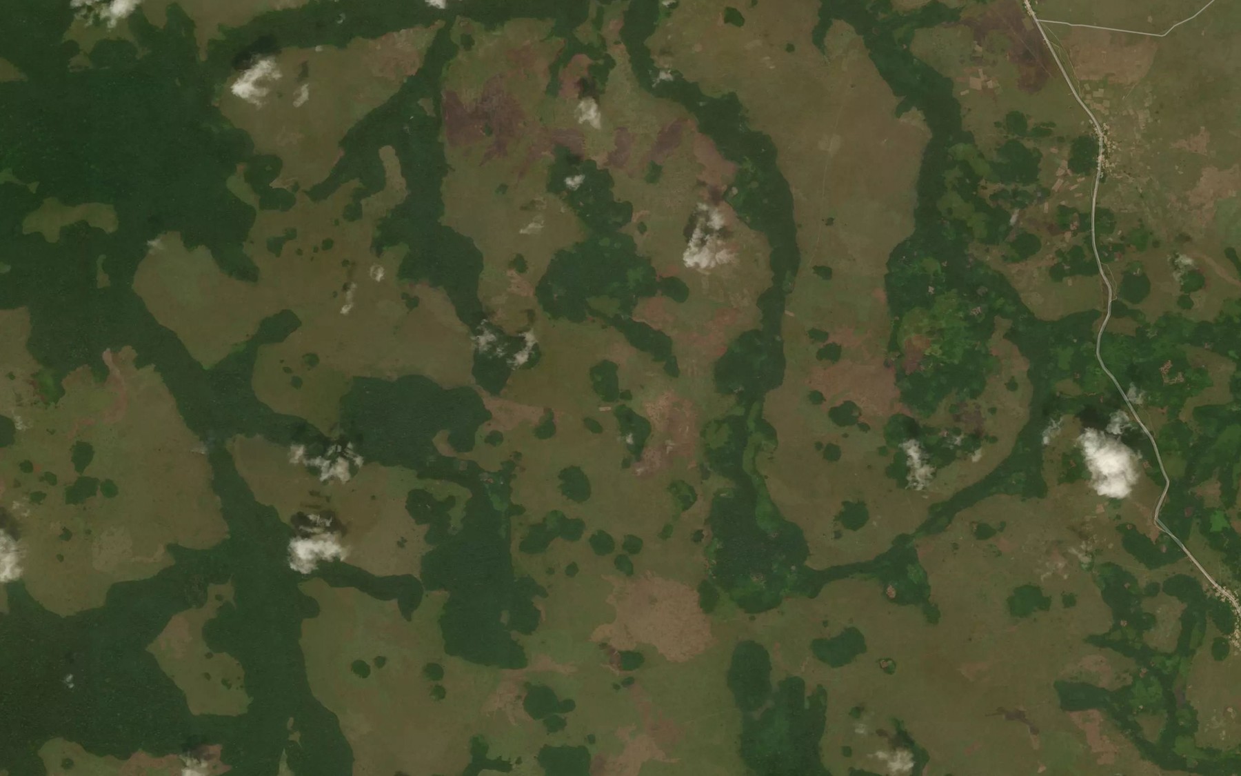 Satellite map of the Elou
