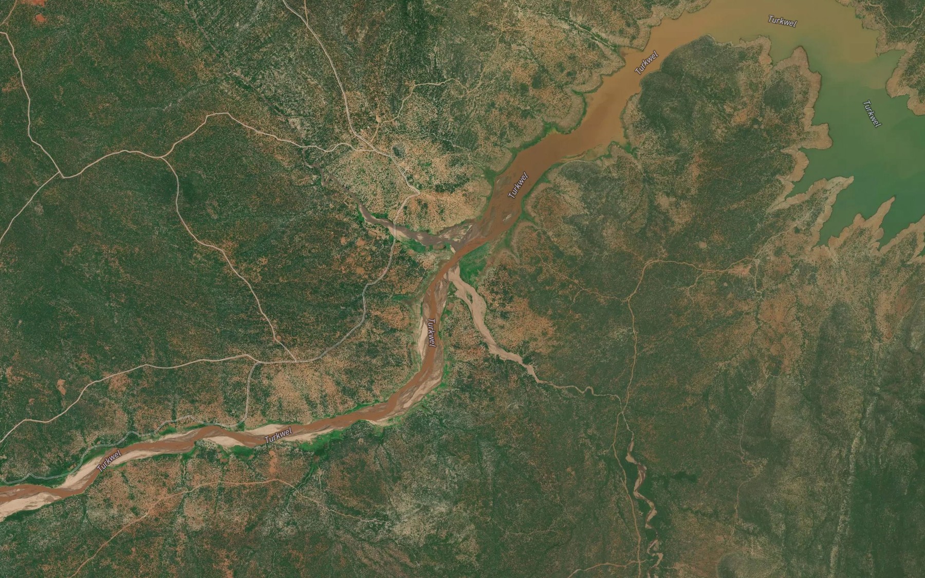 Satellite map of the Chemyapit
