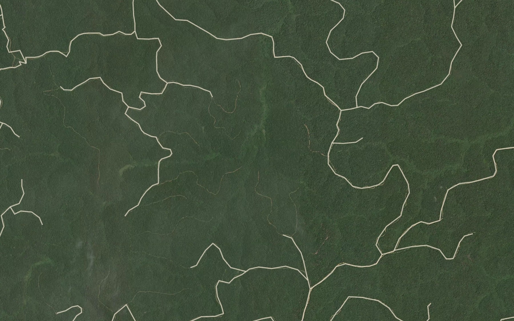 Satellite map of the Mouomou