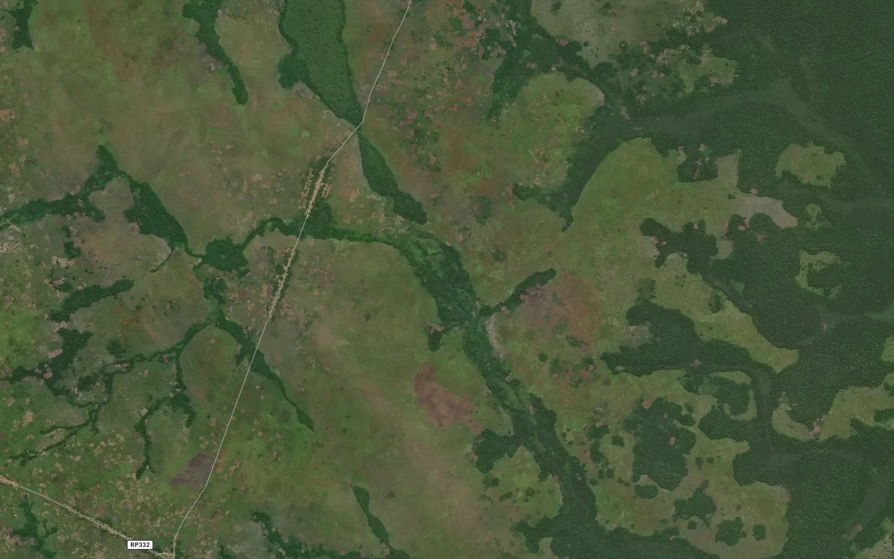 Satellite map of the Kpokota