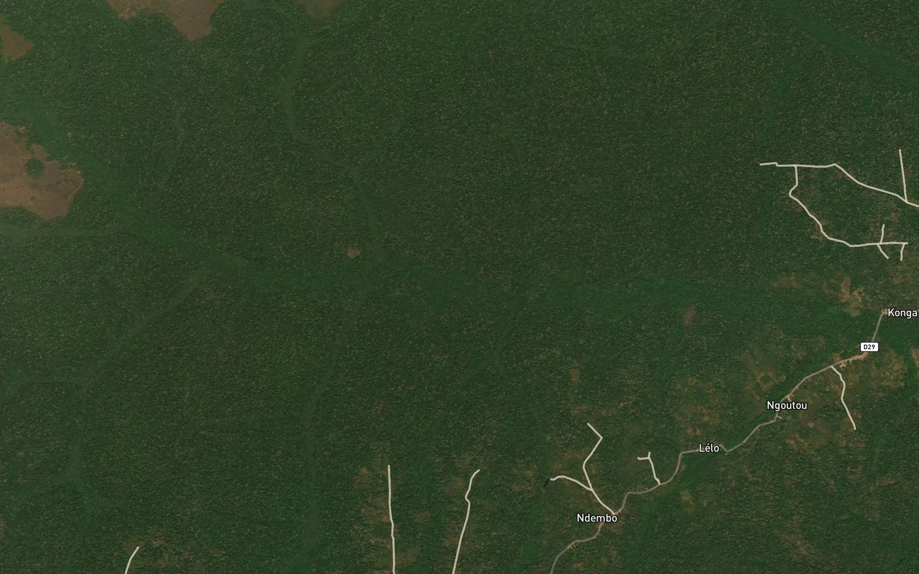 Satellite map of the Sangoi