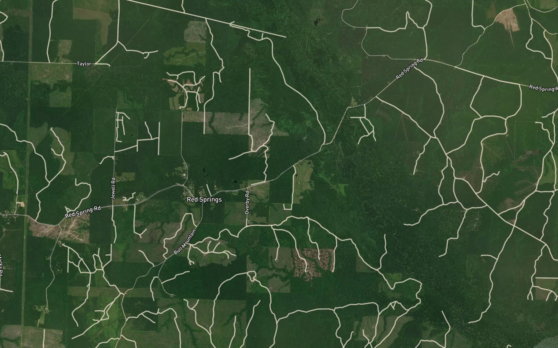 Satellite map of the Ball Spring