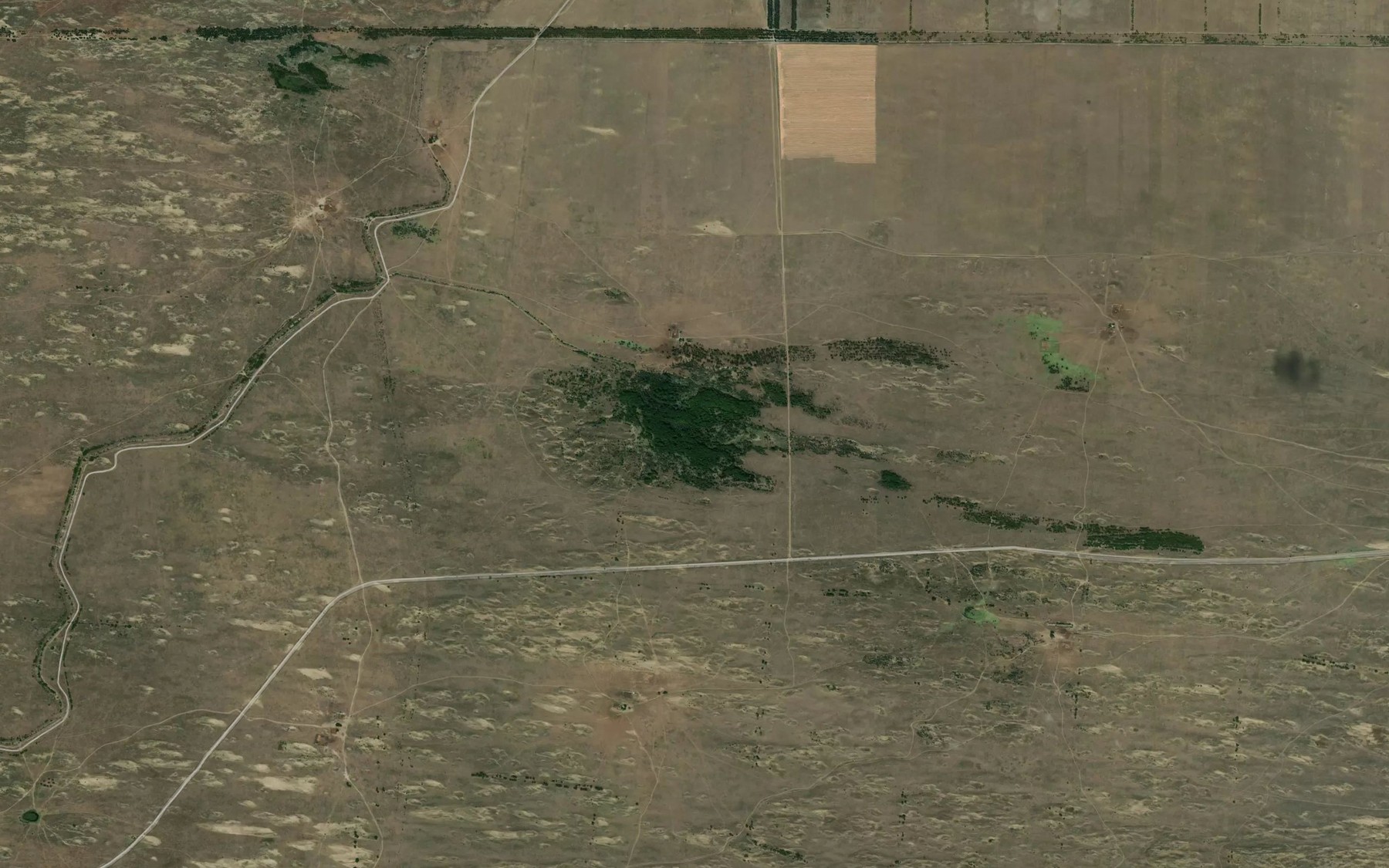 Satellite map of the Ozero General'skoye